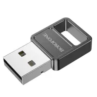 Wireless Adapter Borofone DH8 USB Bluetooth v5.1 Transmission Distance 10m 3.0Mbps Black