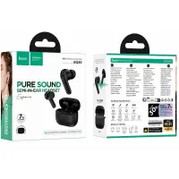Wireless Hands Free Hoco EQ30 Eufonia TWS Hi-Fi v6.0 300mAh 7h Talk Time Black