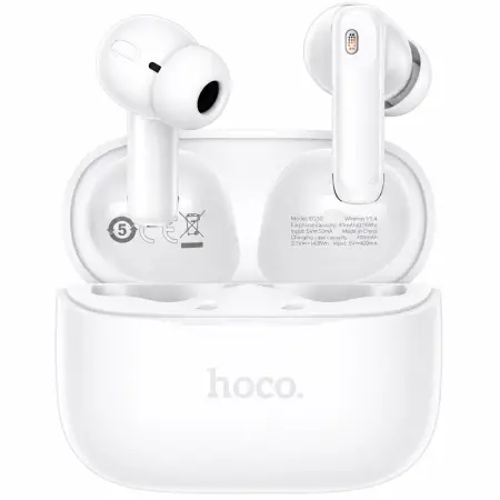 Wireless Hands Free Hoco EQ30 Eufonia TWS Hi-Fi v6.0 300mAh 7h Talk Time White