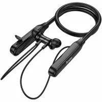 Bluetooth Hands Free Hoco ES74 Refinado Neckband Magnetic v5.4 280mAh 30Hrs Playback Time Incoming Calls Vibration Black