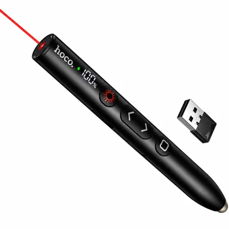 Hoco GM203 Touch Smart Active Pen 2.4GHz 180mAh for Full Screen Presentation Control and Laser Pointer Black