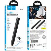 Hoco GM203 Touch Smart Active Pen 2.4GHz 180mAh for Full Screen Presentation Control and Laser Pointer Black
