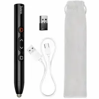 Hoco GM203 Touch Smart Active Pen 2.4GHz 180mAh for Full Screen Presentation Control and Laser Pointer Black