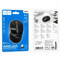 Bluetooth Wireless Mouse Hoco GM41 Dual Mode 2.4GHz and BT v5.2 with 4 Buttons 1600 DPI Black