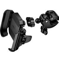 Bike Mount Hoco H104 for Devices 4.5"-7" Steering Clamp Range 12-35mm Black