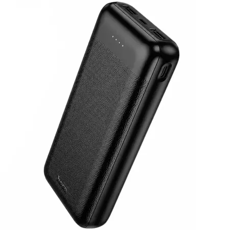 Power Bank Hoco J153A Stability 10W 20000mAh 2xUSB-A 1xUSB-C 1xMicroUSB and LED Battery Status Black