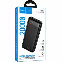 Power Bank Hoco J153A Stability 10W 20000mAh 2xUSB-A 1xUSB-C 1xMicroUSB and LED Battery Status Black