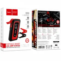 Car Jump Starter Hoco QS3 Victory 1200A and Powerbank 10000mAh 18W 2xUSB-A SOS Mode with Flashlight