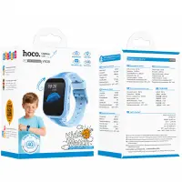 Kids Smartwatch Hoco Y108 4G 730mAh 1.69” LCD with Call Support GPS IPX7 Blue
