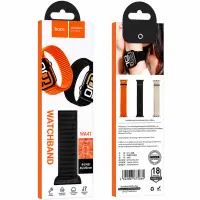 Watchband Hoco WA41 Parkour Series 44/45/46/49mm Nylon Strap For Apple Watch series 1/2/3/4/5/6/7/8/9/se/ultra1/ultra2 Black