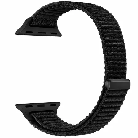 Watchband Hoco WA41 Parkour Series 38/40/41/42 mm Nylon Strap For Apple Watch series 1/2/3/4/5/6/7/8/9/SE/SE2 Black