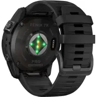 Smartwatch Garmin Fenix 7X Pro Sapphire Solar Titanium 51mm GPS NFC 10 ATM Carbon Grey DLC Titanium with Black Band
