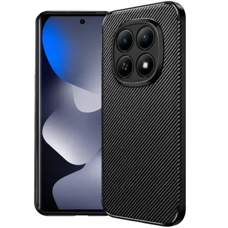 Ancus AutoFocus Carbon Fiber Case for Xiaomi Redmi Note 15 Pro 5G Black