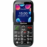 Maxcom MM724 L 4G 2.2" 1300mAh with Dock Station, Large Buttons, FM Radio, Flashlight Bluetooth and SOS Button Black