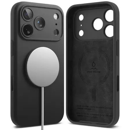 Case Ringke Silicone Magsafe for Apple iPhone 17 Pro Black