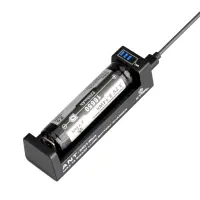 Industrial Type Battery Charger Xtar ANT MC1+ USB-C 1A with Power Display Black
