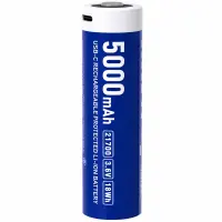 Rechargable Ιndustrial Τype Βattery Xtar 21700 Li-ion 3.6V 5000mAh 10A with Overcharge Protection and Built-in USB-C Charging Port