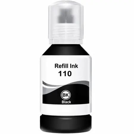 Ink EPSON Compatible 110/111 C13T03P14 BK Pages:6000 Black 127ml