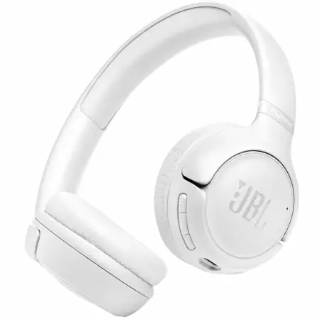 Bluetooth Stereo Headphones JBL Tune 530BT On-ear with Pure Bass 2-Mic BT6.0 and Playtime up to 76h White