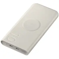 Power Bank Samsung U2510XUEGEU 10000mAh 25W με 2xUSB-C In/Out and Wireless Charging Beige