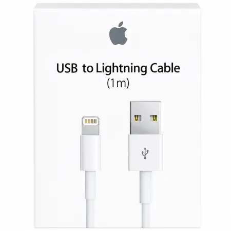 Data Cable Apple USB-A to Lightning 2.0 45W MUQW3ZM/A 1m White