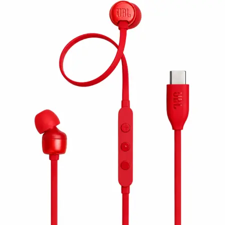 Hands Free JBL 310C In-ear USB-C JBLT310CRED Red