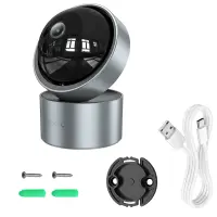 Hoco Wi-Fi  D5 Indoor PTZ HD Camera with Horizontal Viewing Angle 355° Vertical Viewing Angle 180° and Micro SD Port up to 128GB