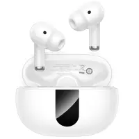 Wireless Hands Free Hoco EQ27 Fun ANC+ENC v5.4 300mAh 7h Talk Time Master / Slave Switching and Siri Compatible White
