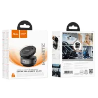 Mobile Phone Magnetic Desktop Holder Hoco H87 Dragon with Electromagnetic Suction Cup 100mAh and Magnetic Phone Holder Black