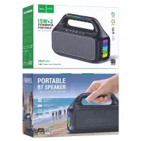 Wireless Hoco HC47 Delight TWS BT 6.0 2400mAh 2x15W with FM Micro-SD USB Playback and AUX Black