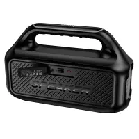 Wireless Hoco HC47 Delight TWS BT 6.0 2400mAh 2x15W with FM Micro-SD USB Playback and AUX Black