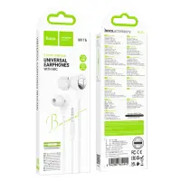 Hands Free Hoco Benevolent with Microphone 3.5mm White 1.2m