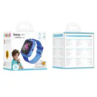 Kids Smartwatch Hoco Y105 2G 400mAh 1.44” GPS Camera with Call and Message Function Blue