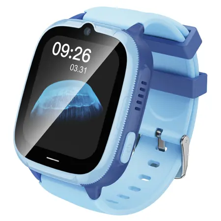Kids Smartwatch Hoco Y106 4G 730mAh 1.83” LCD GPS Camera with Call and Message Function IPX7 Blue