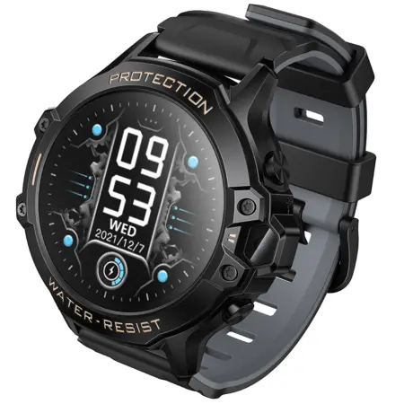 Kids Smartwatch Hoco Y107 4G 700mAh 1.28” LCD GPS Camera with Call and Message Function IP54 Black