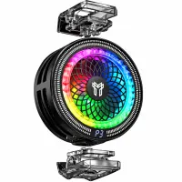 Mobile Phone Cooler Hoco GA6 Glacier with Magnet and Clamp Options 3-levels Cooling Fan Lighting and AI Cooling