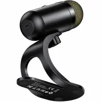 Desktop Microphone Hoco L50 Profit for Streaming Gaming Video Calls RGB USB-C Omnidirectional Mic Mute Button Black