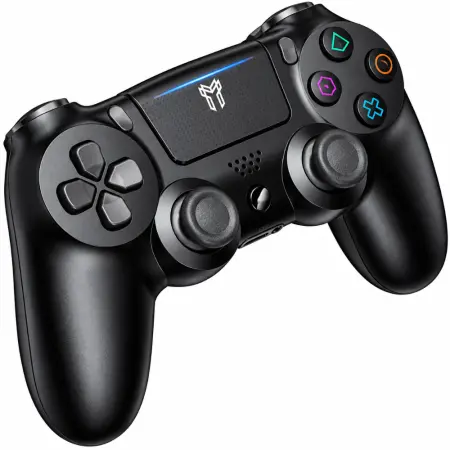 Gamepad Hoco GA34 800mAh BT v4.2 Dual Motor Vibration Dual Channel AUX Port Compatible with PS4 PS5 Black