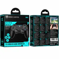 Gamepad Hoco GA34 800mAh BT v4.2 Dual Motor Vibration Dual Channel AUX Port Compatible with PS4 PS5 Black