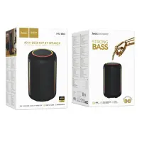 Wireless Hoco HT3 Pro Platinum TWS BT v6.0 4000mAh 2x20W USB Micro-SD AUX and Ambient Light Black