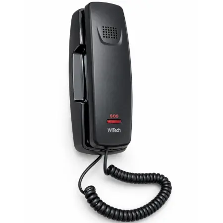 Telephone WiTech WT-5001BLK Black with SOS Button and 10 Memories