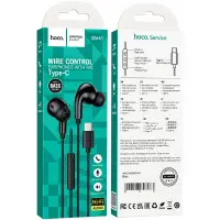 Hands Free Hoco. DM48 Rock Stereo USB-C with Microphone 1.2m Black Compatible with All USB-C Devices