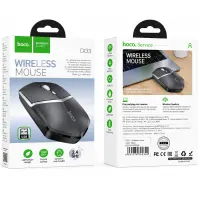 Wireless Mouse Hoco. DI33 Cool Ultra-light 1600dpi 4 Buttons 2.4GHz Black
