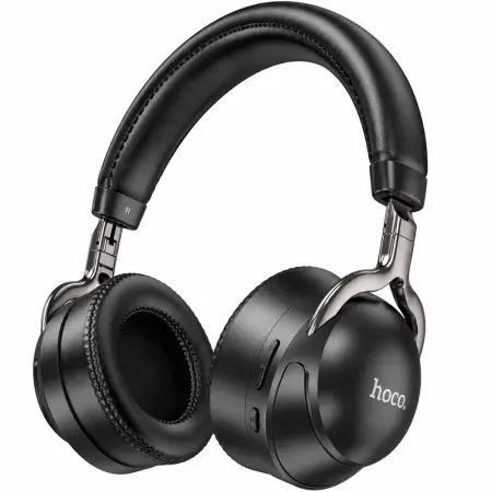 Wireless Stereo Headphones Hoco. ESD17 Profit v5.3 400mAh 12h Use Time FM AUX MicroSD Black