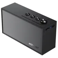 Wireless Speaker Acefast K9 Go Mini v6.0 TWS 5W 1200mAh with Microphone TF Card Playback and RGB Lighting IPX4 Black