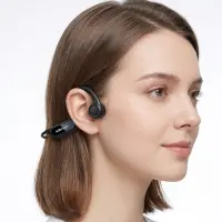 Bluetooth Hands Free Acefast N10 Neckband ENC v6.0 220mAh 12hrs Playback Time IP68 with 8GB Built-in Memory for Playback Black