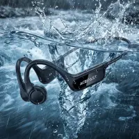 Bluetooth Hands Free Acefast N10 Neckband ENC v6.0 220mAh 12hrs Playback Time IP68 with 8GB Built-in Memory for Playback Black