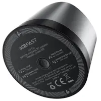Wireless Speaker Acefast K8 Go TWS ENC v6.0 600mAh 5W with Wireless Charger 15W IPX4 Black