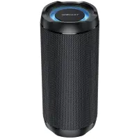 Wireless Speaker Acefast K12 Pro TWS ENC v6.0 2400mAh 30W TF Card AUX USB Playback Digital Display and RGB Lighting IPX4 Black