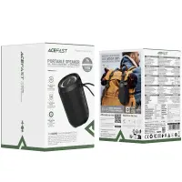 Wireless Speaker Acefast K12 Air TWS ENC v6.0 1800mAh 16W TF Card AUX Playback RGB Lighting IPX4 Black